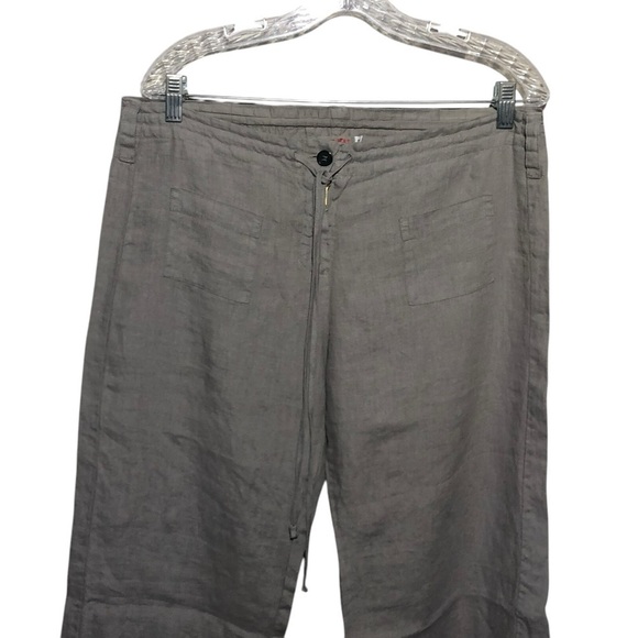 Johnny Was Linen Wide Leg Pants - Picture 2 of 6